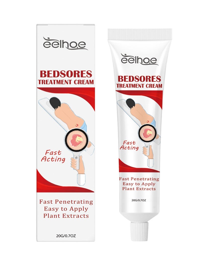 إيلهو كريم لعلاج ومنع قرح الضغط، مرهم عشبي لقرح الفراش، تخفيف للقرح من المرحلة 1 إلى 4، 20 جرام - Image 1