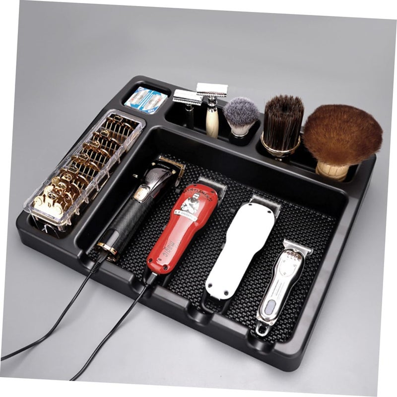 FRCOLOR Salon Tray for Hair Stylist Clipper Case Barber Station Organizer Hair Tool Organizer - Image 4