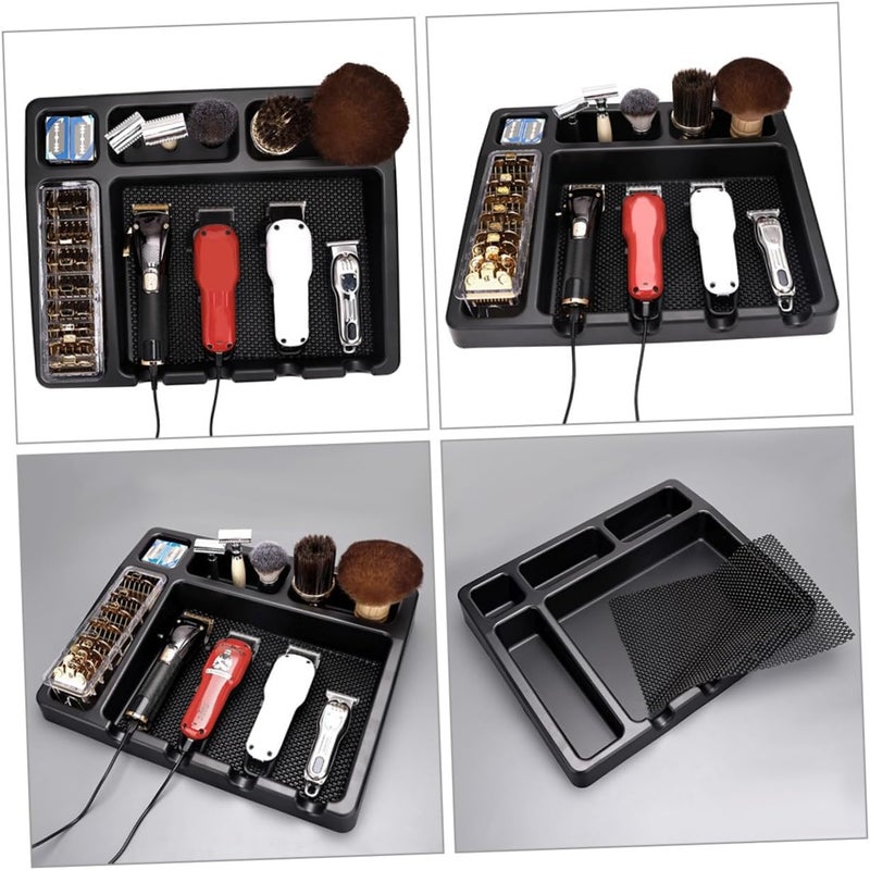 FRCOLOR Salon Tray for Hair Stylist Clipper Case Barber Station Organizer Hair Tool Organizer - Image 5