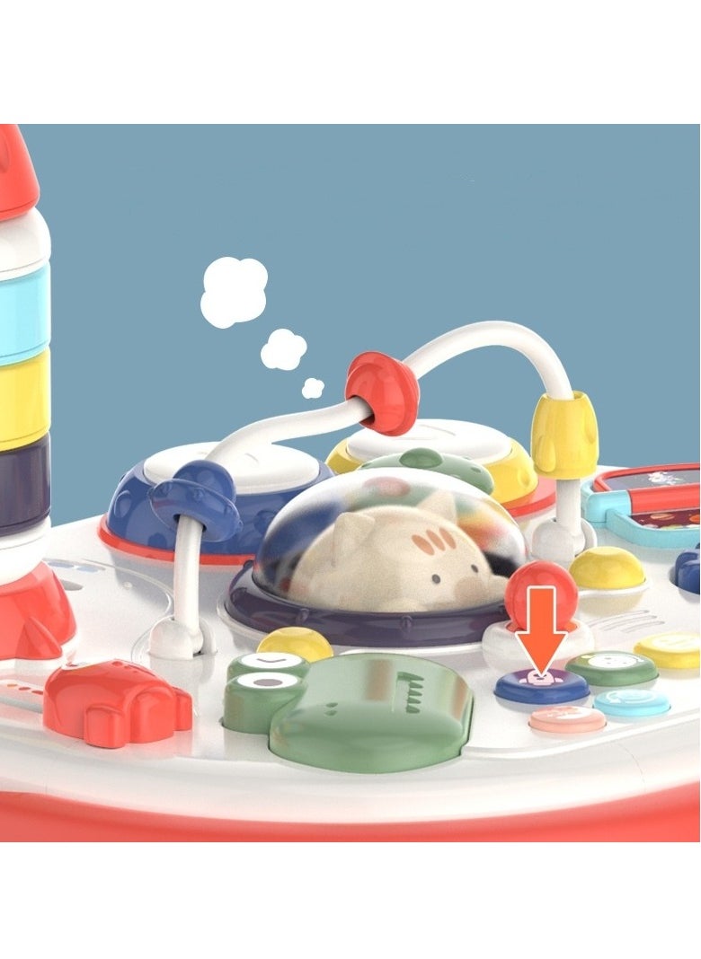 MIXDE 5 In 1 Multifunctional Double-Sided Game Table Set For Early Childhood Education Interactive Toys  - Image 3