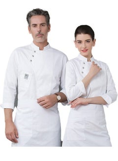 Gasin Chef's clothes are suitable for wearing long-sleeved tops in restaurants, bakeries and kitchens.  - Image 1