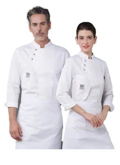 Gasin Chef's clothes are suitable for wearing long-sleeved tops in restaurants, bakeries and kitchens.  - Image 2