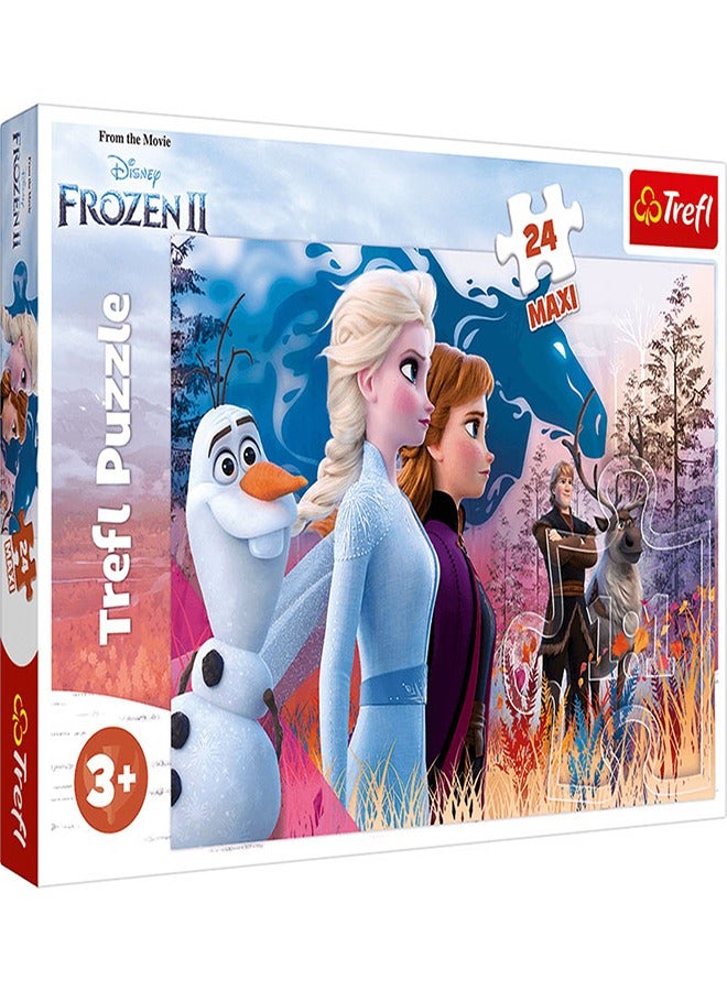 Trefl - Puzzle 24 maxi Land of Ice Magic expedition - 14298 - Image 1