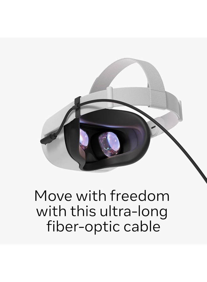 أوكيولس كابل سماعة الواقع الافتراضي Oculus Link لجهاز Quest 2 - بطول 5 أمتار (16 قدمًا) للكمبيوتر الشخصي - Image 3