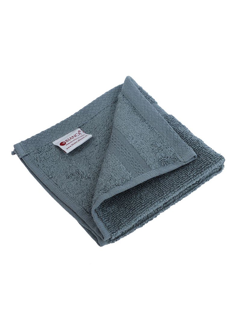 Bianca 500 GSM 100 Cotton Ultra Soft Zero Twist Hygro Tech 4Pc Face Towel Grey - Image 4