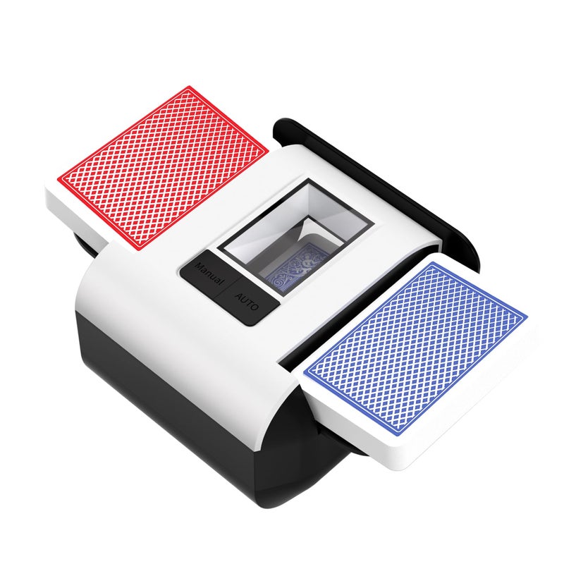 BIFTU Automatic Card Shuffler with Dual Modes Rechargeable 12 Deck Card Shuffle Machine Low Noise Operation Card Shuffler for Poker UNO Blackjack SkipBo Phase 10 - Image 2