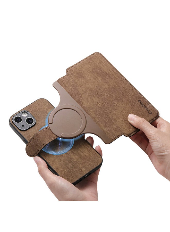 Innovative Magnetic Magsafe Two-in-one Separation Structure For Apple 16 Mobile Phone Case Iphone14pro-Color:Black-Applicable Model:iphone 16  - Image 2