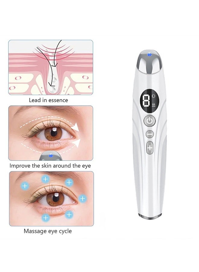 Unique Eye Massager - Facial Massager - Rechargeable Vibrating Massage Tool - 3 Color Modes and Vibration - Suitable for Anti-Aging - Puffy Eyes and Dark Circles - Skincare Products Absorb - Acupressure - Image 3