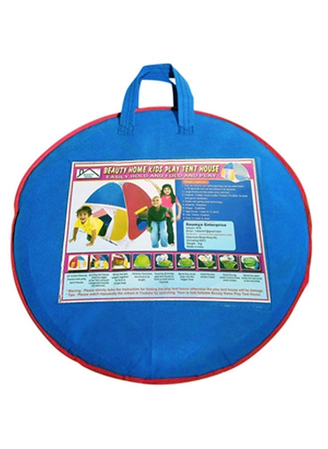 HomeCute HOMECUTE Foldable Popup Play Tent House for Kids,Outdoor & Indoor Use, 3 Year to 12 Years 110 x 110 x 120 cm (Blue)  - Image 5