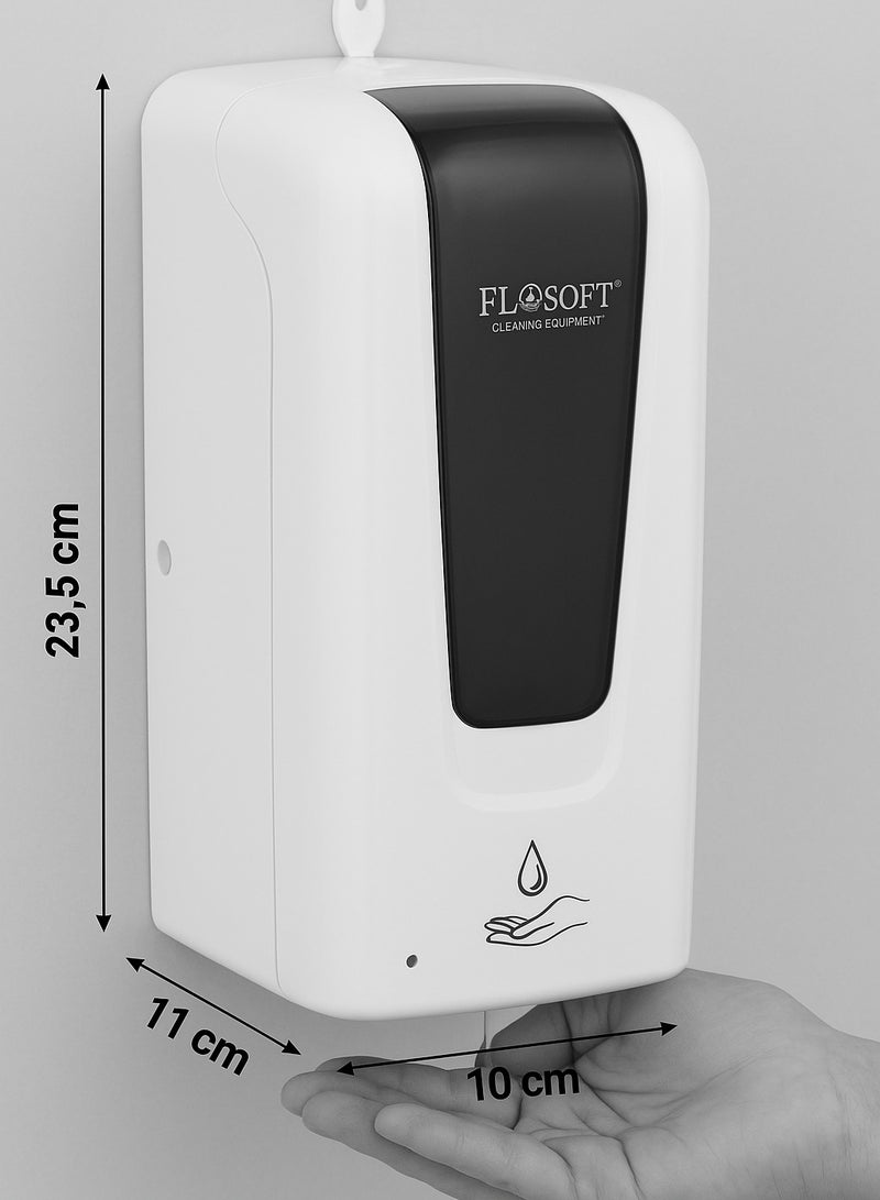 Flosoft automatic touchless wall mounted soap dispenser with sensor plastic automatic hand sanitizer dispenser 1000 ml white - Image 4