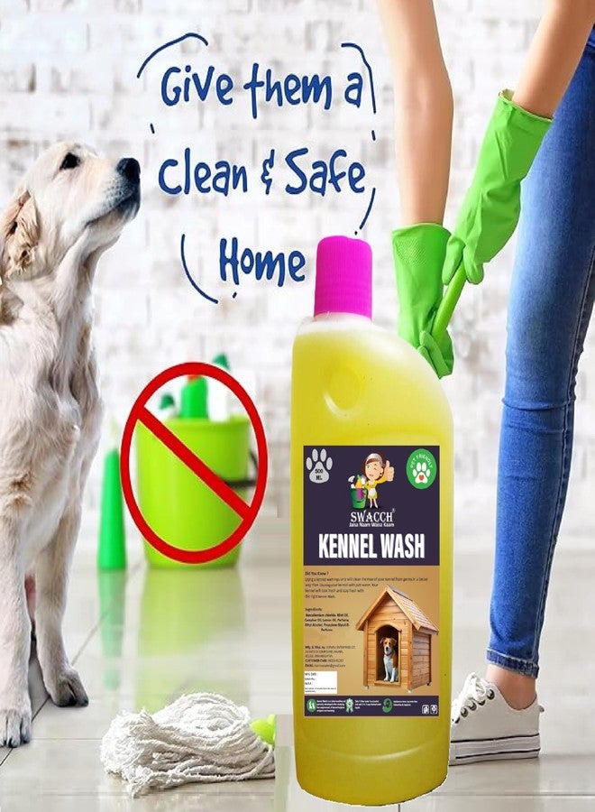 swacch Kennel Wash (500ml) Lemon I Pet Stain & Odour Remover I Pet Floor Cleaner Liquid I Dog and Cat Friendly - Image 3