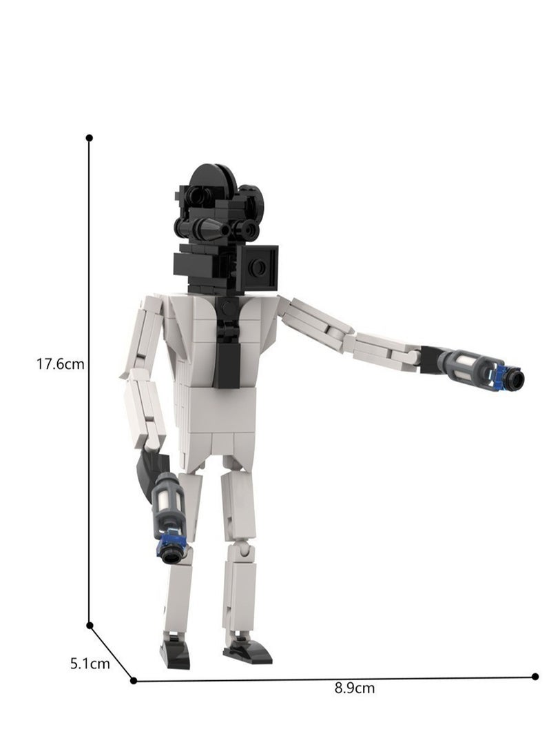 Children's Self-assembly Small Particle Toy Building Blocks Research Monitoring Person Model Hand  - Image 2