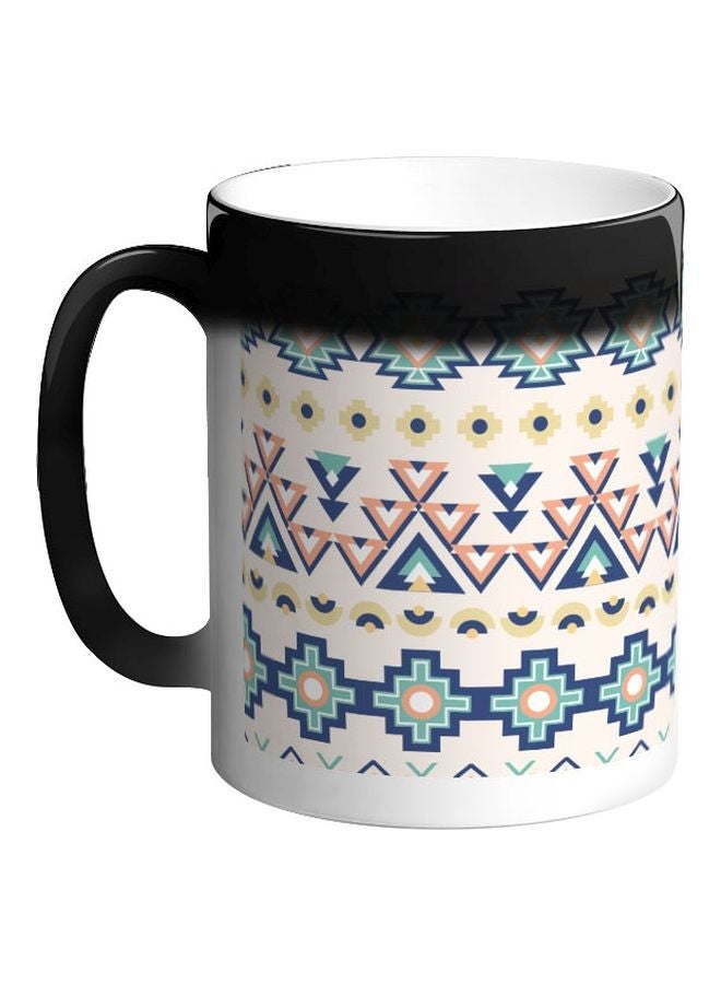 RYN Traditional Ramadan Decoration Printed Colour Changing Coffee Mug Black 325ml