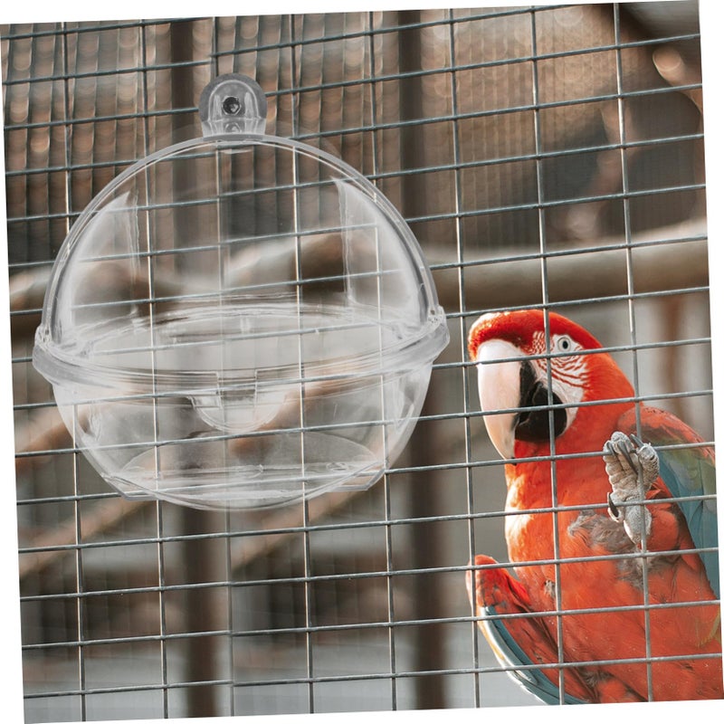 Smooth Edge Hanging Bird Bath Shower Box For Parrots Pet Birds Cage Accessories - Image 3