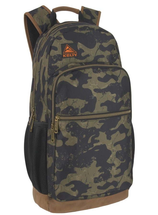Kelty Laptop Backpack Bag 25 L Hiking Backpack for Men, Women, Work | 18 inch Travel Backpack Carry On Approved (Cool Camo) - Image 1