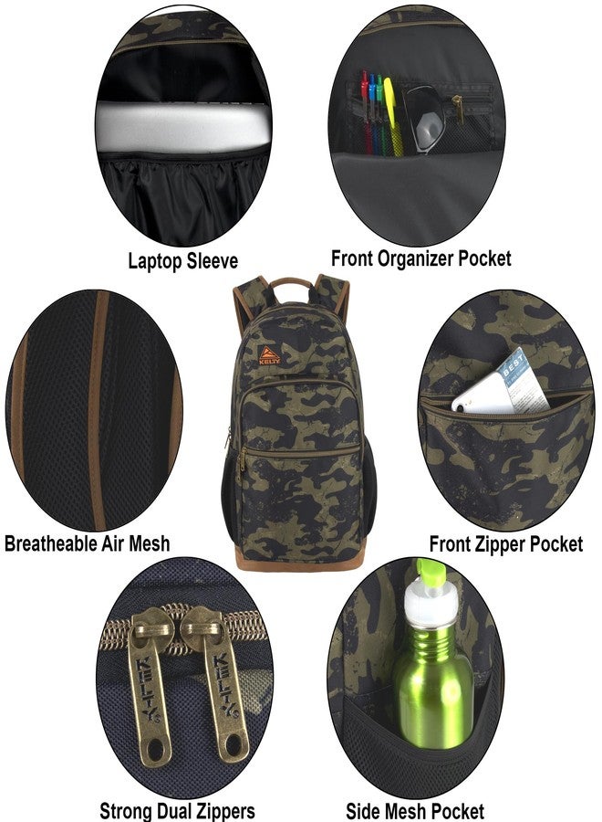 Kelty Laptop Backpack Bag 25 L Hiking Backpack for Men, Women, Work | 18 inch Travel Backpack Carry On Approved (Cool Camo) - Image 2