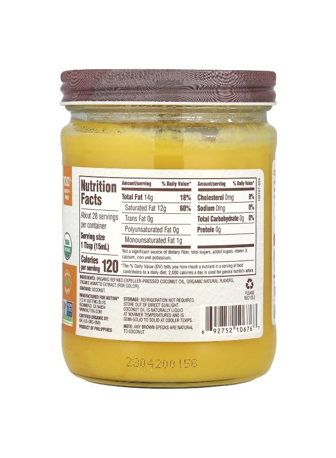 Nutiva, Organic Coconut Oil, Buttery, 14 fl oz (414 ml) - Image 2