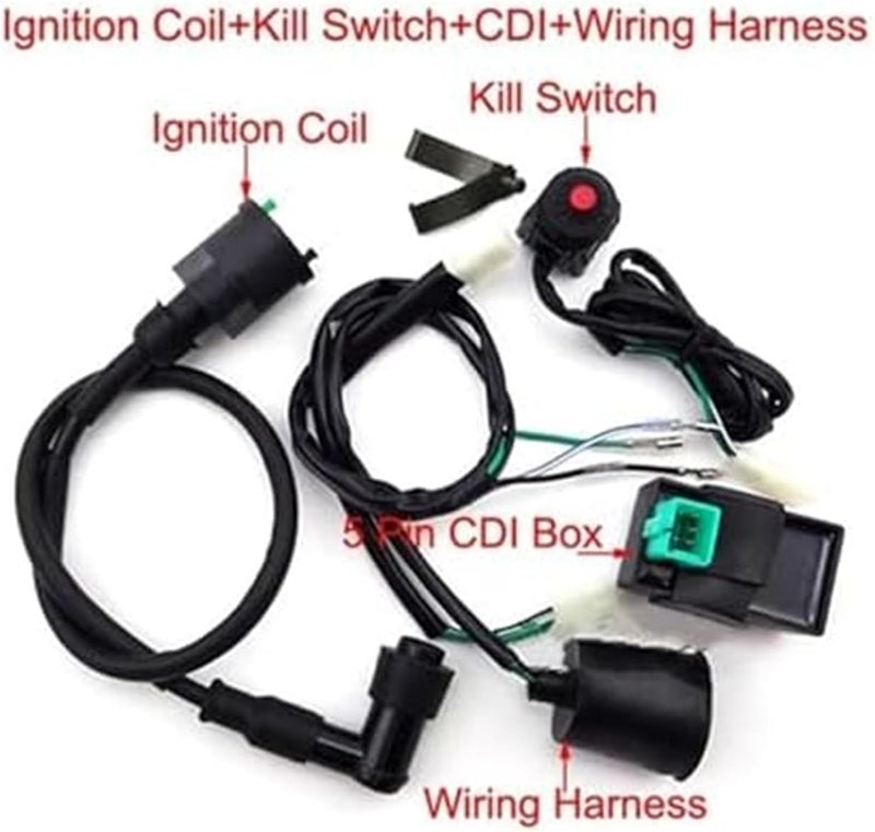 Wivplex Motorcycle Ignition Coil Wiring Loom Harness - Image 4