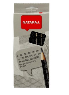 NATARAJ 12-Piece Drawing Pencils Black  - Image 1