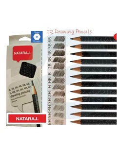 NATARAJ 12-Piece Drawing Pencils Black  - Image 3