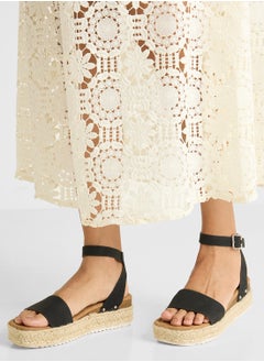 ELLA Low Wedge Ankle Strap Sandal  - Image 5