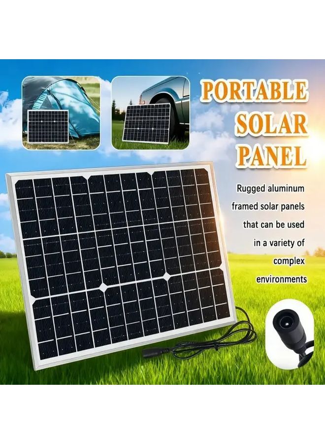 Solar Panel Kit 20W with 70A Controller 12V 18V 24V USB Charger - Image 3
