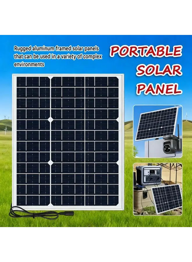 Solar Panel Kit 20W with 70A Controller 12V 18V 24V USB Charger - Image 1