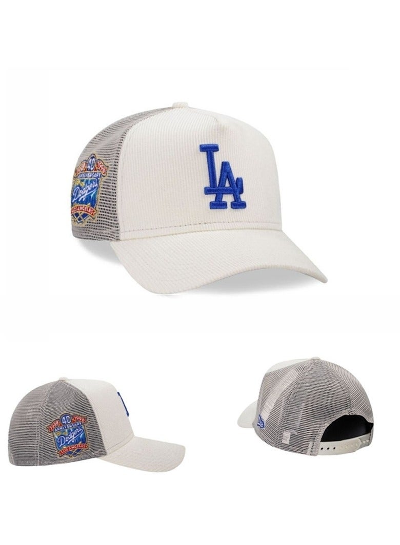 نيو ايرا قبعة بيسبول من MLB لفريق لوس أنجلوس دودجرز، قابلة للتعديل، بستايل عصري، مناسبة للرجال والنساء