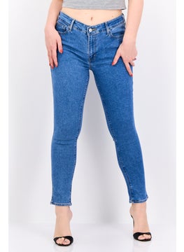 Levi's Women Skinny Fit Washed Stretchable Jeans, Blue  - Image 1