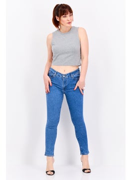 Levi's Women Skinny Fit Washed Stretchable Jeans, Blue  - Image 3