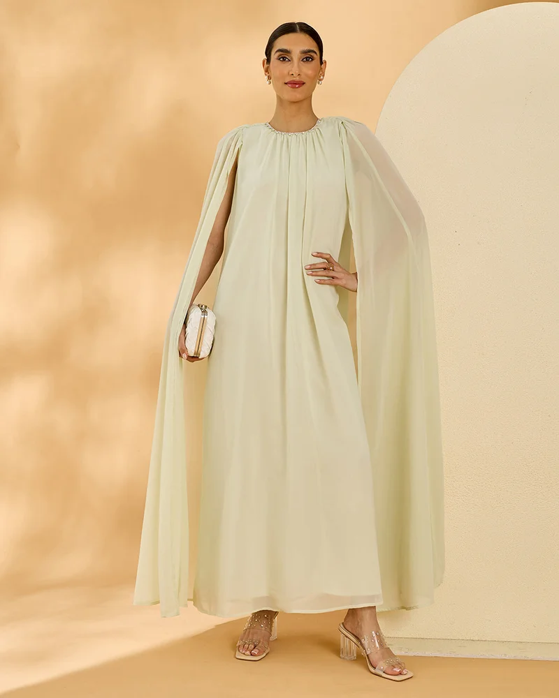 Redtag Women Green Maxi Dress