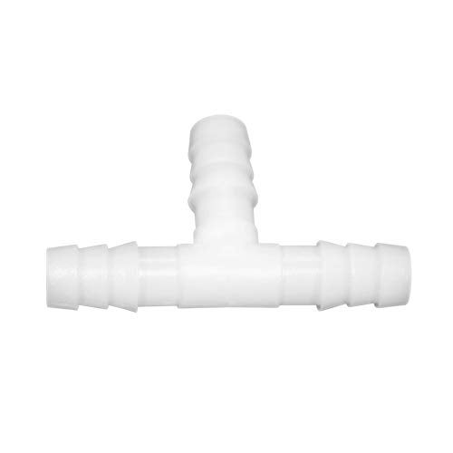 JoyTube Plastic 1/2" ID Hose Barb Fittings, Equal Barbed Tee Pipe Connectors 3 Way Joint Splicer Mender Union Adapter for Boat Aquarium, Pack of 6 - Image 3