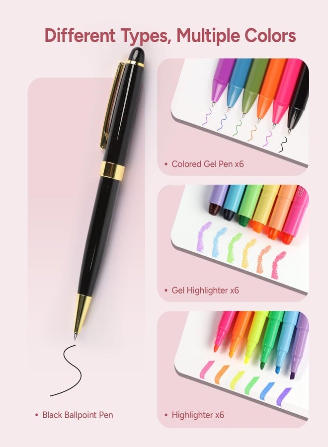 BellaHold Bible Study Kit for Women and Girls - 50PCS Bible Journaling Supplies, 11 Bible Accessories, No-Bleed Highlighters, Pens, Bible Tabs, Large Pencil Case, Christian Gift (Light Pink) - Image 4