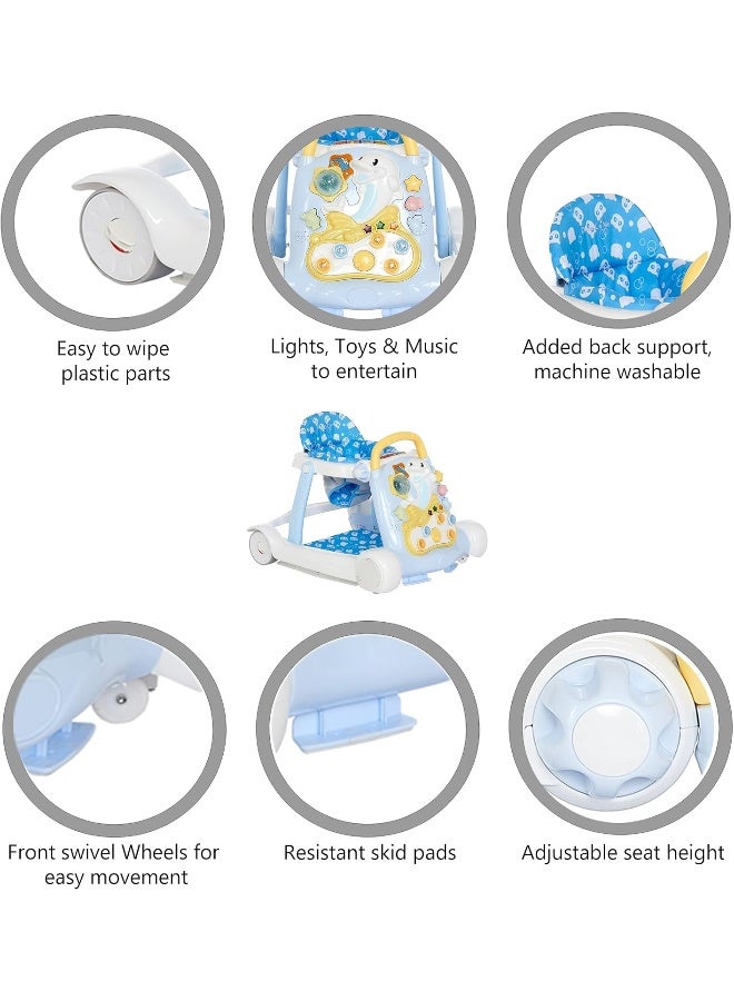 Dream On Me Splash Walker and Activity Center, Aqua - Image 4