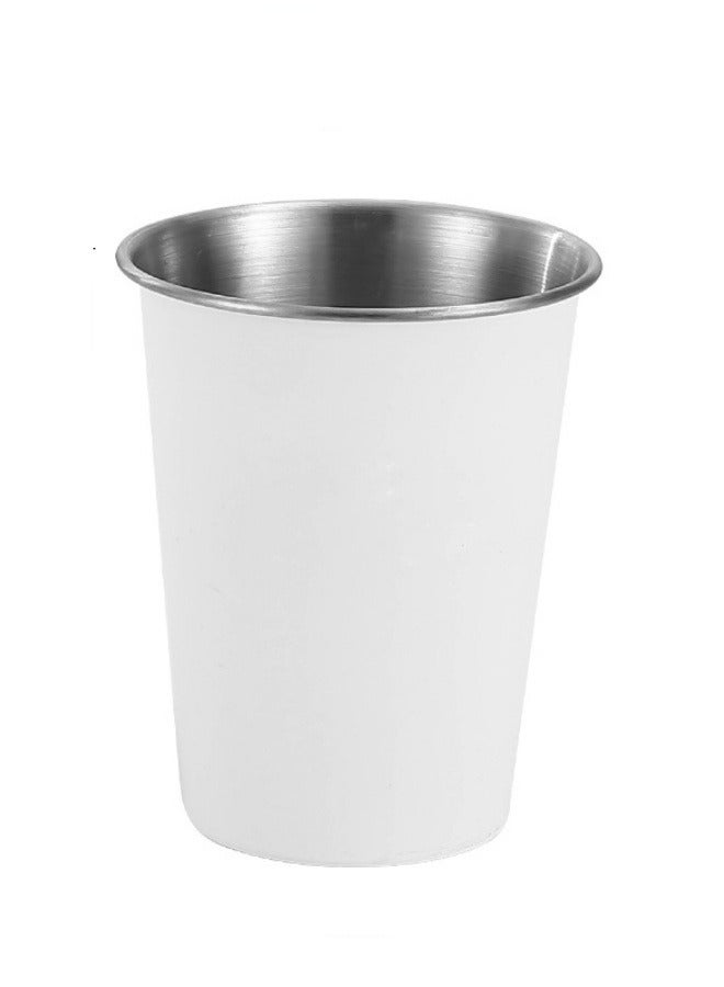 Stainless Steel Stemless Wine Glass, Heat Insulated, Spill-proof, Travel-friendly, Fun Cocktail Drinkware 500ML  - Image 1