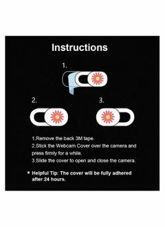 Y&D Laptop Camera Cover Slide 6 Pack Ultra Thin for Echo Show, MacBook Pro, Air, Computer, Tablet, Mac Chromebook, PC  - Image 4