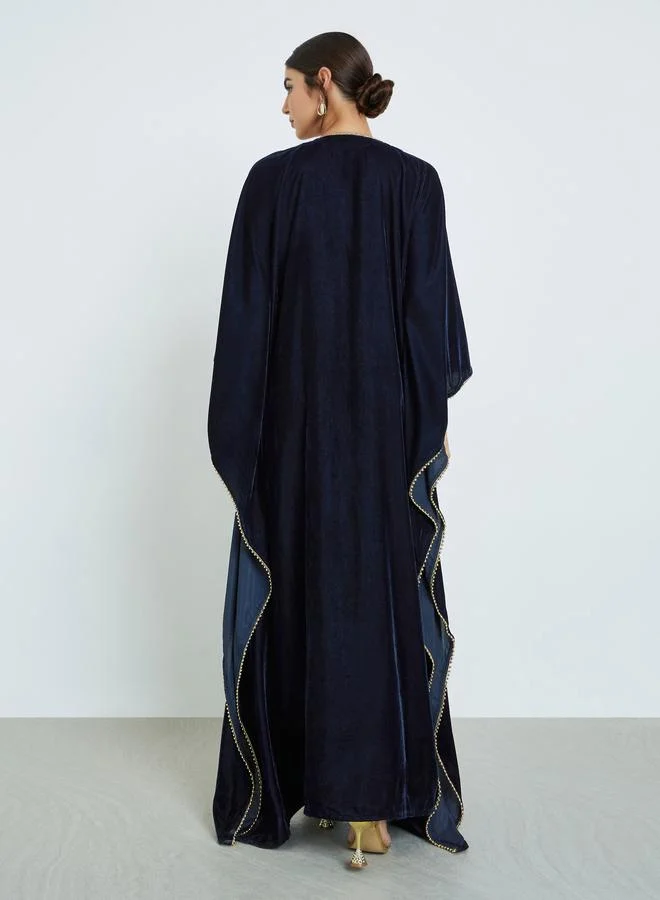 Maxim Creation  Winter Wear Kaftan with Studded Hand Embroidery for Women | Best Price UAE