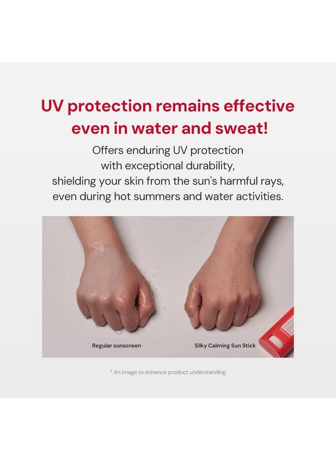 THANKYOU FARMER THANKYOU FARMER Sun Project Silky Calming Sun Stick SPF50+ PA++++, Water-Resistant, Matte Finish, Calamine and Centella Asiatica, Korean Sunscreen Stick Face, Travel Size, Korean Sunscreen for Face  - Image 3