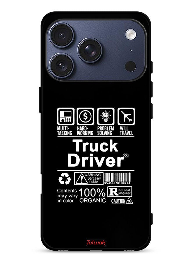 Tolwak Apple iPhone 17 Pro Protective Case Cover Truck Driver Sticker - Image 1