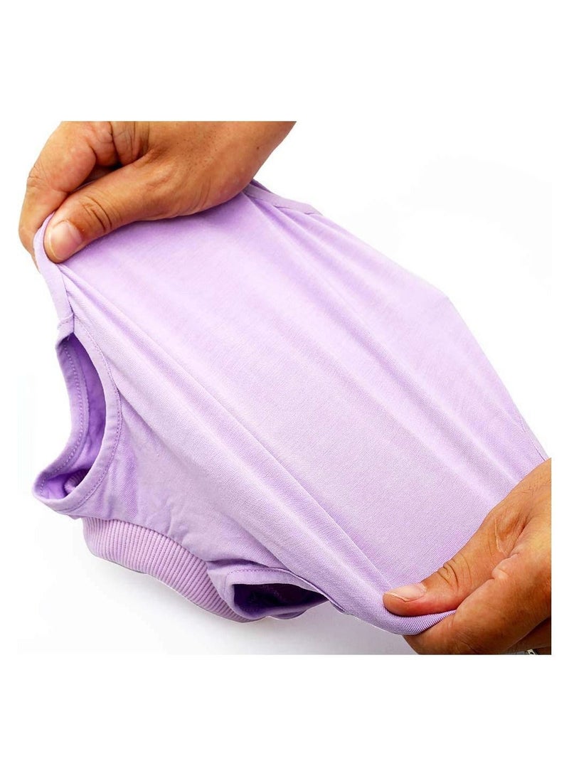 Generic Cat Professional Recovery Suit Surgical Shirt for Abdominal Wounds Bandages Cone E-Collar Alternative Cats After Surgery Medical Soft Pets Clothing Indoor - Image 5