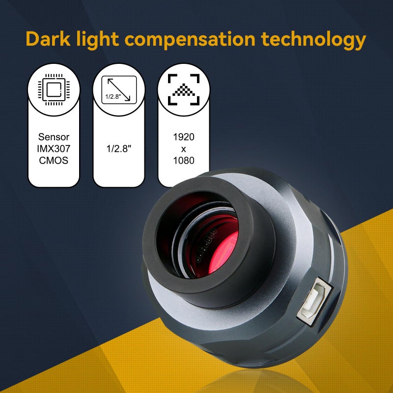 SVBONY SVBONY SV105 Telescope Camera, 1.25 inch IMX307 CMOS Color Electronic Telescope Eyepiece, Planetary Camera for Telescope, Suitable for Astrophotography Beginners  - Image 2
