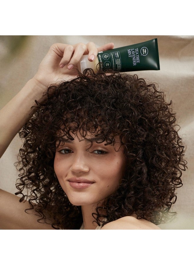 Tea Tree Lavender Mint Taming Cream, Rich Hair Styling Cream, For Coarse, Curly + Dry Hair, 3.4 fl. oz. - Image 5