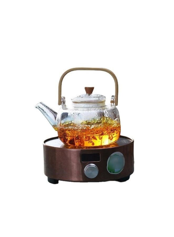 1000ml Glass Teapot With Glass Infuser, Teapot With Strainer For Loose Tea, Safe On Stovetop, Tea Pot With Handle  - Image 3