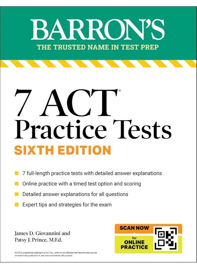 7 ACT Practice Tests, Sixth Edition - Image 1