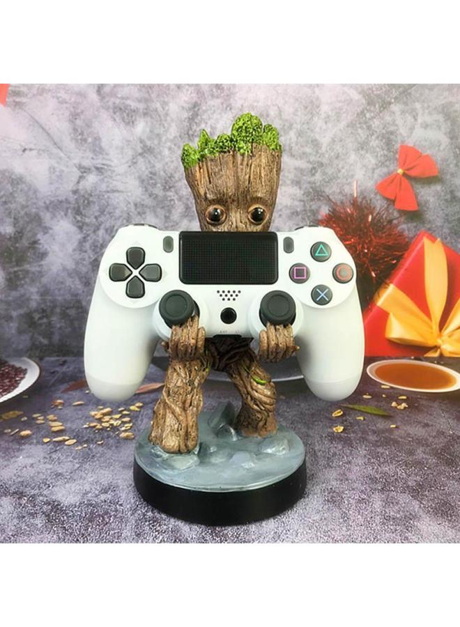 Loquat Cartoon Game Controller Stand Storage Support Bracket Handheld Phone Holder Display Decoration Digital Computer Accessories-Product Color:White Soldier - Image 2