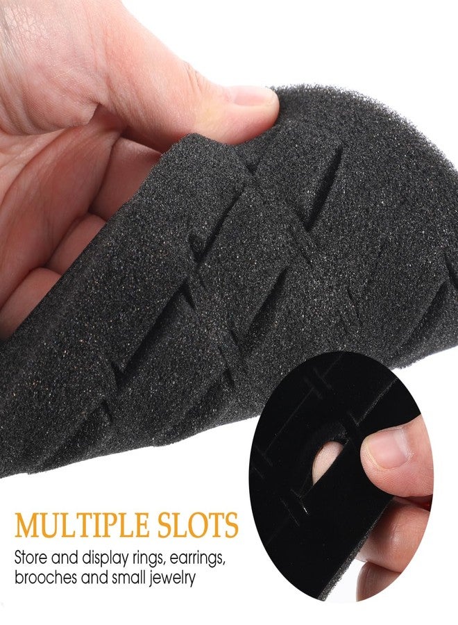 PartyKindom Jewelry Box Pad - 5 Pack Sponge Insert for Rings Earrings and Brooches Jewelry Box Storage and Display Organizer - Image 5