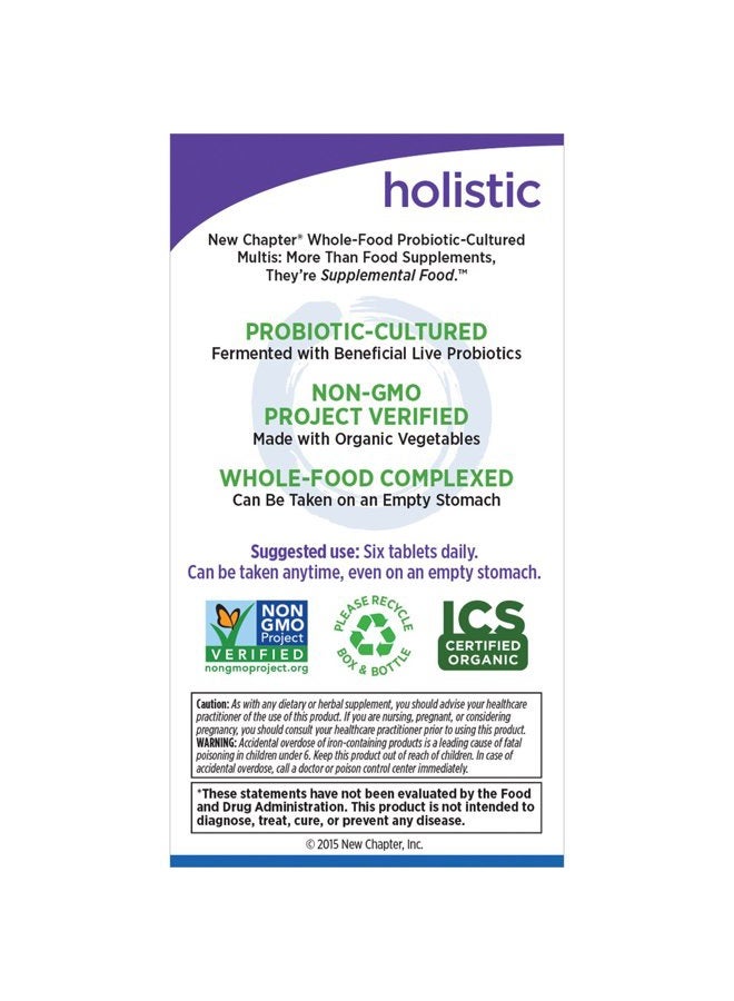 New Chapter Tiny Tabs Multivitamin, 192 ct - Image 5