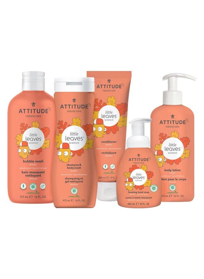 Attitude Foaming Hand Soap For Kids Plant And Mineralbased Ingredients Vegan And Crueltyfree Personal Care Products Mango 10 Fl Oz - Image 3