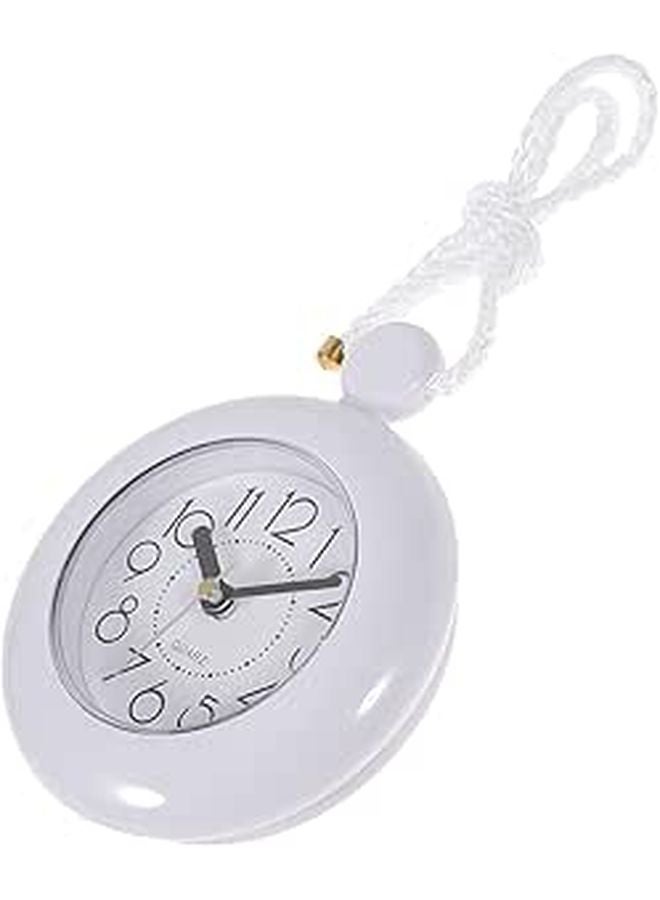 Waterproof Bathroom Wall Clock Silent No Battery Needed For Shower And Indoor Decor - Image 1