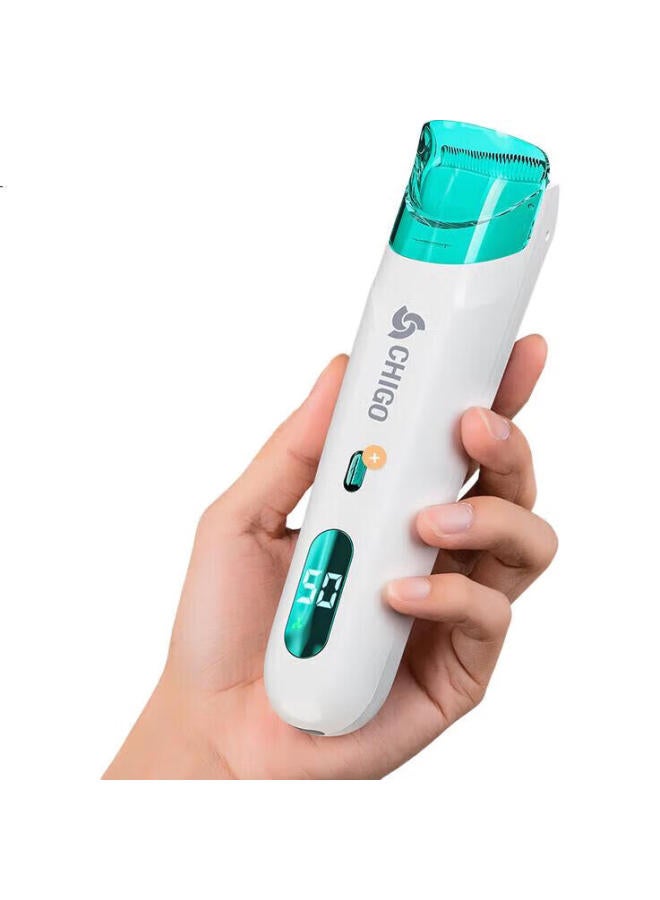 CHIGO Baby Hair Clipper With Automatic Hair Suction, Children'S Hair Trimmer, Newborn Hair Cutting Tool, Electric Hair Clipper And Scissors 6658 - Image 1